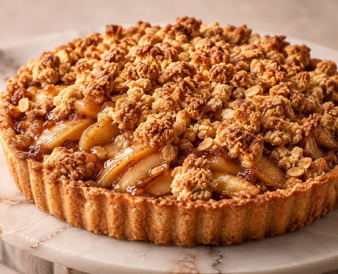 Ekim Ayının Popüler Tatlısı: Elmalı Tarçınlı Crumble