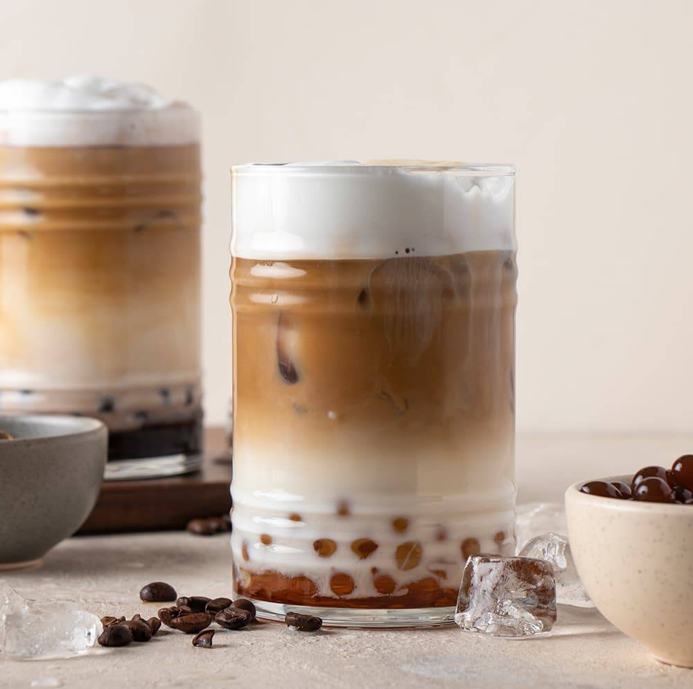 Ice Latte Karamel Bubble Tea - 1