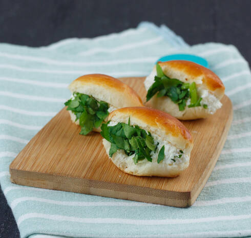 Maydanozlu Sakallı Mini Sandviç